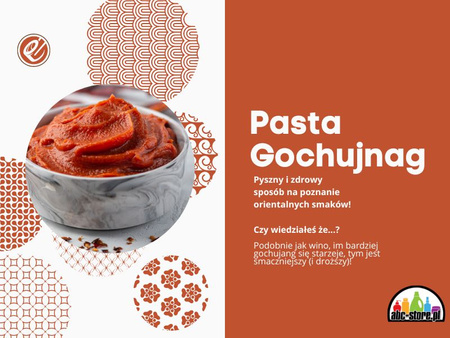Koreańska pasta gochujang bezglutenowa wegańska gluten free bez gmo do tteokpokki sempio 250g