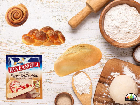Włoskie suche drożdże instant w proszku do pizzy wypieków oryginalne włoskie 3x9g