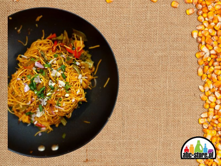 Makaron kukurydziany bezglutenowy noodle nitki azjatycki monika 227g