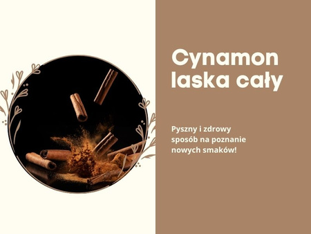 Cynamon cały w laskach przyprawa korzenna do mielenia do dekoracji do herbaty 40g