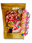 Lizaki minionki laski na choinkę mini prezent dla dziecka słodkości pod choinkę 4szt