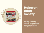 Makaron udon świeży gruby japoński noodle fresh zupy do smażenia 200g
