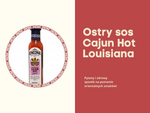 Ostry sos cajun luisiana hot kajen wegan bez msg encona steków marynat 142ml