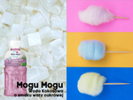 Mogu napój nata de coco kawałkami galaretki kokosowej tajski smaku waty cukrowej z naturalnymi barwnikami 320ml